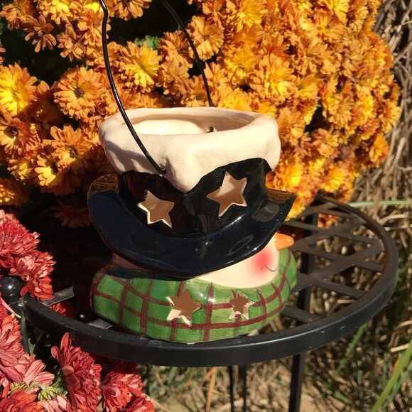 Snowman Candle Holder  - Picture 2 of 5